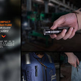 Fenix LD12R USB-C Rechargeable LED Flashlight - 600 Lumens - Includes 1 x 14500