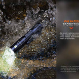 Fenix LD12R USB-C Rechargeable LED Flashlight - 600 Lumens - Includes 1 x 14500