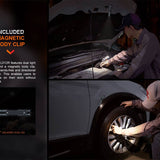 Fenix LD12R USB-C Rechargeable LED Flashlight - 600 Lumens - Includes 1 x 14500