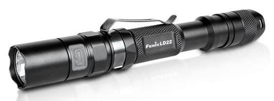 Fenix LD22 LED Flashlight with CREE XP-G2 S2 LED - with Black Finish - Uses 2 x AA