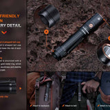 Fenix LD30R USB-C Rechargeable LED Flashlight - 1700 Lumens - Luminus SST40 - Includes 1 x 18650