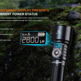 Fenix LD45R USB-C Rechargeable Digital Focusing LED Flashlight - 2800 Lumens - Luminus SFT70 - Includes 1 x 21700
