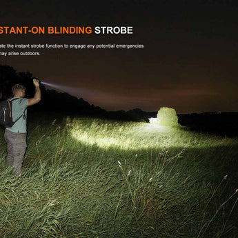 Fenix LD45R USB-C Rechargeable Digital Focusing LED Flashlight - 2800 Lumens - Luminus SFT70 - Includes 1 x 21700