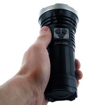 Fenix LD75C Professional Outdoor Flashlight- 7 x CREE XM-L2 U2 White / 4 x XM-L Color LEDs - 4200 Lumens - Uses 4 x 18650s or 8 x CR123As