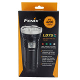 Fenix LD75C Professional Outdoor Flashlight- 7 x CREE XM-L2 U2 White / 4 x XM-L Color LEDs - 4200 Lumens - Uses 4 x 18650s or 8 x CR123As