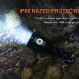 Fenix LR35R Pro USB-C Rechargeable LED Flashlight - 10000 Lumens - 4 x Luminus SFT 25 - Includes 2 x 21700