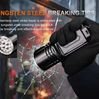 Fenix LR35R Pro USB-C Rechargeable LED Flashlight - 10000 Lumens - 4 x Luminus SFT 25 - Includes 2 x 21700