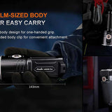 Fenix LR35R Pro USB-C Rechargeable LED Flashlight - 10000 Lumens - 4 x Luminus SFT 25 - Includes 2 x 21700