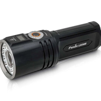 Fenix LR36R USB-C Rechargeable White Laser Searchlight - 10000 Lumens - CT1-Mini and 12 x Luminus SST 25 - Includes 2 x 21700