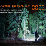 Fenix LR36R USB-C Rechargeable White Laser Searchlight - 10000 Lumens - CT1-Mini and 12 x Luminus SST 25 - Includes 2 x 21700