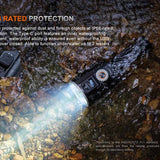 Fenix LR36R USB-C Rechargeable White Laser Searchlight - 10000 Lumens - CT1-Mini and 12 x Luminus SST 25 - Includes 2 x 21700