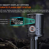 Fenix LR36R USB-C Rechargeable White Laser Searchlight - 10000 Lumens - CT1-Mini and 12 x Luminus SST 25 - Includes 2 x 21700