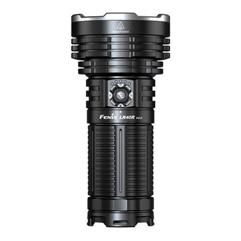 Fenix LR40R-V2 USB-C Rechargeable LED Searchlight - 15000 Lumens - Luminus SFT70 - Uses Built-in 10.8V 5000mAh Li-ion Battery Pack