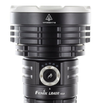 Fenix LR40R-V2 USB-C Rechargeable LED Searchlight - 15000 Lumens - Luminus SFT70 - Uses Built-in 10.8V 5000mAh Li-ion Battery Pack