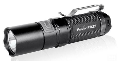 Fenix PD22 LED Flashlight with CREE XP-G2 S2 LED - with Black Finish - Uses 1 x CR123A