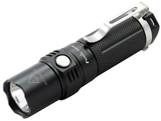 Fenix PD25 Portable High Intensity Flashlight - CREE XP-L V5 LED - 550 lumens - Uses 1 x 16340 (Included) or 1 x CR123A