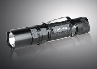Fenix PD32 LED Flashlight with 330 Lumen CREE S2 LED - Uses 2 x CR123A or 1 x 18650 Battery