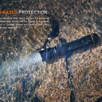 Fenix PD45R Ace USB-C Rechargeable LED Flashlight - 3200 Lumens - Luminus SFT70-Gen2 - Includes 1 x 21700