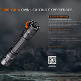 Fenix PD45R Ace USB-C Rechargeable LED Flashlight - 3200 Lumens - Luminus SFT70-Gen2 - Includes 1 x 21700