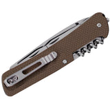 Fenix Ruike L31 Folding Multifunction Knife - 3.35-inch Straight Edge, Clip Point, 18 Featured Tools - Comes in a variety of colors