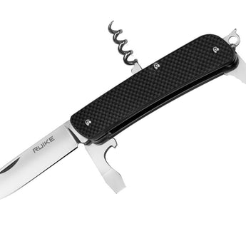Fenix Ruike M21 Folding Multifunction Knife - 2.79-inch Straight Edge, Clip Point, 11 Featured Tools - Comes in a variety of colors