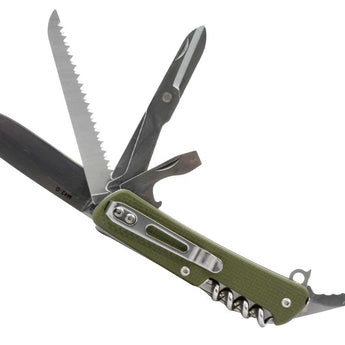 Fenix Ruike M42 Folding Multifunction Knife - 2.79-inch Straight Edge, Clip Point, 16 Featured Tools - Comes in a variety of colors