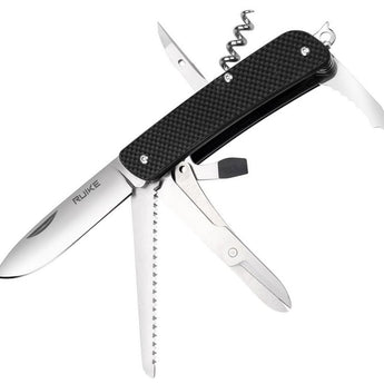 Fenix Ruike M42 Folding Multifunction Knife - 2.79-inch Straight Edge, Clip Point, 16 Featured Tools - Comes in a variety of colors