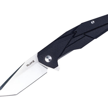 Fenix Ruike P138-W Folding Knife - 3.54-inch Straight Edge, Tanto Style - Black or Desert Yellow