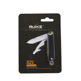 Fenix Ruike S21 Folding Knife - 2.1-Inch Straight Edge, Clip Point - Multiple Colors Available