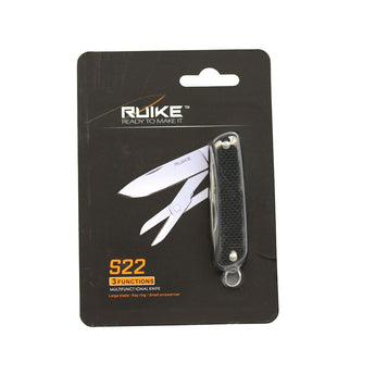 Fenix Ruike S22 Folding Knife - 2.1-Inch Straight Edge, Clip Point - Multiple Colors Available