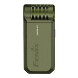 Fenix SW05R USB-C Rechargeable LED Clip Light - 150 Lumens - White and Red or 365nm UV LED - Uses Built-in 700mAh Li-ion Battery Pack - Black or Spruce Green