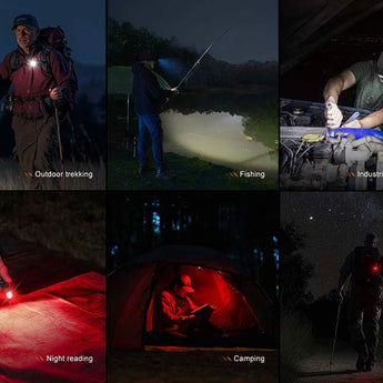 Fenix SW05R USB-C Rechargeable LED Clip Light - 150 Lumens - White and Red or 365nm UV LED - Uses Built-in 700mAh Li-ion Battery Pack - Black or Spruce Green