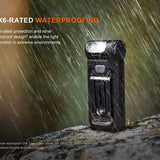 Fenix SW05R USB-C Rechargeable LED Clip Light - 150 Lumens - White and Red or 365nm UV LED - Uses Built-in 700mAh Li-ion Battery Pack - Black or Spruce Green