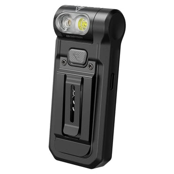 Fenix SW05R USB-C Rechargeable LED Clip Light - 150 Lumens - White and Red or 365nm UV LED - Uses Built-in 700mAh Li-ion Battery Pack - Black or Spruce Green
