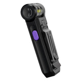 Fenix SW05R USB-C Rechargeable LED Clip Light - 150 Lumens - White and Red or 365nm UV LED - Uses Built-in 700mAh Li-ion Battery Pack - Black or Spruce Green