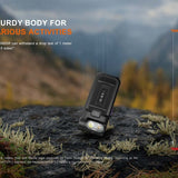 Fenix SW05R USB-C Rechargeable LED Clip Light - 150 Lumens - White and Red or 365nm UV LED - Uses Built-in 700mAh Li-ion Battery Pack - Black or Spruce Green