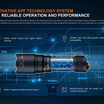 Fenix TK05R USB-C Rechargeable LED Flashlight - Osram CSLPM1.TG - 1000 Lumens - Includes 1 x 18350