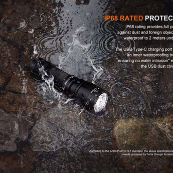 Fenix TK05R USB-C Rechargeable LED Flashlight - Osram CSLPM1.TG - 1000 Lumens - Includes 1 x 18350