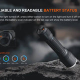 Fenix TK17 Dual Tail Switch Tactical LED Flashlight - 3600 Lumens - CREE XHP50.3 HD - Includes 1 x USB-C Rechargeable 21700
