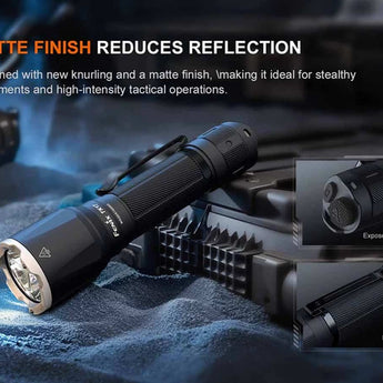 Fenix TK17 Dual Tail Switch Tactical LED Flashlight - 3600 Lumens - CREE XHP50.3 HD - Includes 1 x USB-C Rechargeable 21700