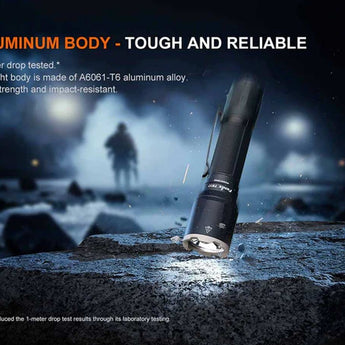Fenix TK17 Dual Tail Switch Tactical LED Flashlight - 3600 Lumens - CREE XHP50.3 HD - Includes 1 x USB-C Rechargeable 21700