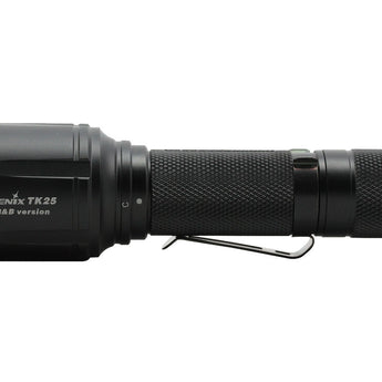 Fenix TK25RB Tri-Color Tactical Flashlight - CREE XP-G2 S3 LED - CREE XP-E2 Red and Blue LEDs - 1000 Lumens - Uses 1 x 18650 or 2 x CR123A