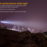 Fenix TK25RB Tri-Color Tactical Flashlight - CREE XP-G2 S3 LED - CREE XP-E2 Red and Blue LEDs - 1000 Lumens - Uses 1 x 18650 or 2 x CR123A