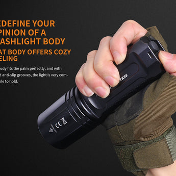 Fenix TK35 2018 Edition Rechargeable LED Flashlight - CREE XHP35 HI - 1300 Lumens - Neutral White - Uses 2 x 18650