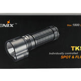Fenix TK51 Dual-Output Tactical Flashlight - 2 x CREE XM-L2 U2 LEDs - 1800 Lumens - Uses 3 x 18650s