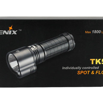 Fenix TK51 Dual-Output Tactical Flashlight - 2 x CREE XM-L2 U2 LEDs - 1800 Lumens - Uses 3 x 18650s