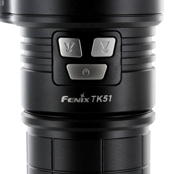 Fenix TK51 Dual-Output Tactical Flashlight - 2 x CREE XM-L2 U2 LEDs - 1800 Lumens - Uses 3 x 18650s