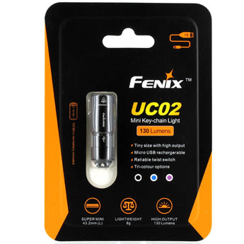 Fenix UC02 Rechargeable LED Keylight - Package