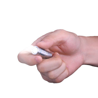 Fenix UC02SS USB Rechargeable Stainless Steel Keylight - CREE XP-G2 S2 LED - 130 Lumens - Includes 1 x 10180 - Blue