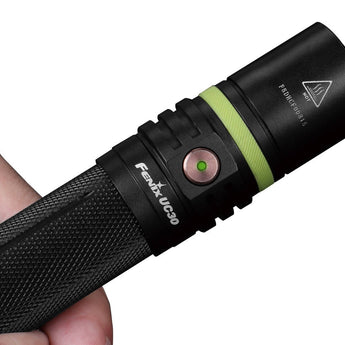 Fenix UC30 USB Rechargeable LED Flashlight 2017 Edition - CREE XP-L HI V3 LED - 1000 Lumens - Uses 1 x 18650 (Included) or 2 x CR123A